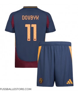 Günstige AS Roma Artem Dovbyk #11 3rd trikot Kinder 2024-25 Kurzarm (+ Kurze Hosen)